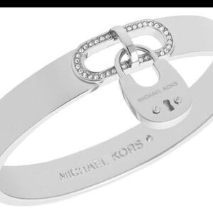 Michael Kors Silver Bracelet with Crystal Accents